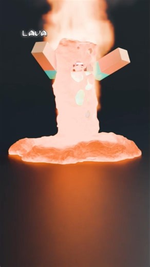 The Most Satisfying Minecraft Simulation in blender 💦