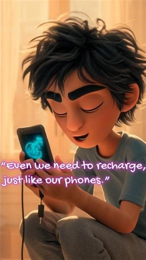 Phone bhi Thak Gaya 😴 | Hidden Life Lesson | 3D Animation