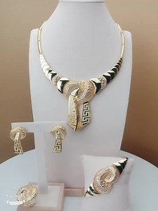 Yuminglai Costume Fashion Dubai Jewelry Sets Bridal Gold Plated Fashion Jewelry Sets