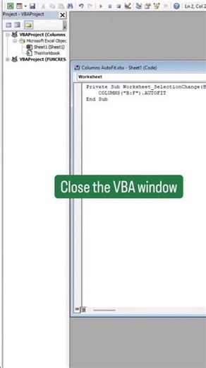 How to use a VBA worksheet in Excel #excel #computereducation #likeandsubscribe #vlookup