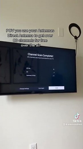 POV: you use your TV antenna to receive over 80 channels for free!