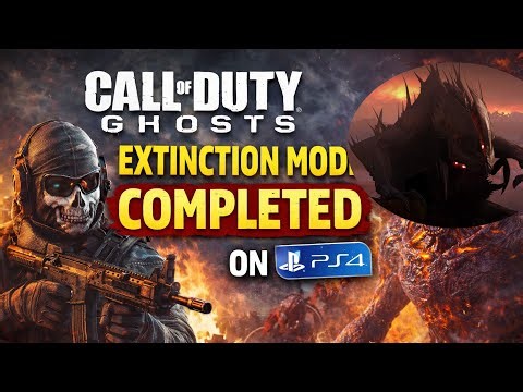 Call of Duty Ghosts Extinction Mode Completed on PS4 | Underrated Classic