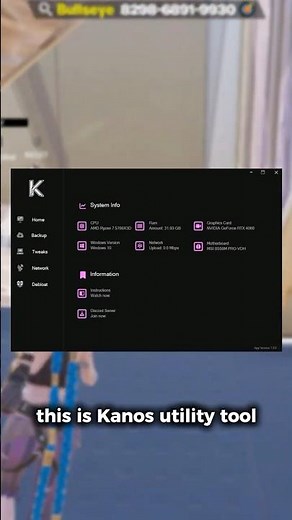⚡ Boost FPS, fix lag, optimize Windows | Helping your PC run at full potential with my utility tool