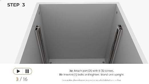 2 Drawer File Cabinet Assembly