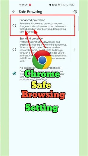 How To Turn On Enhanced Protection in Chrome 💯 || Google Safe Browsing ||#shorts#viral