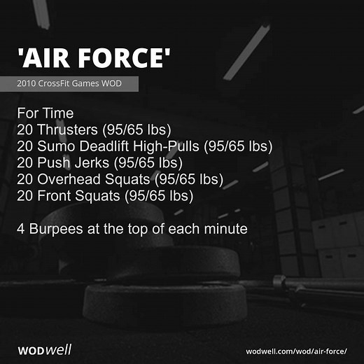 "Air Force" Workout, 2010 CrossFit Games WOD | WODwell