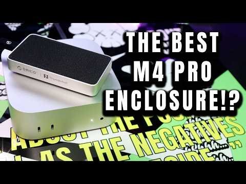 Orico 80 Gbps Thunderbolt 5 Enclosure X50 Review M4 Mac Mini Pro GeekShhh Macbook Pro Studio Apple
