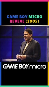 249K views · 2.6K reactions | Game Boy Micro Reveal In 2005. #gameboy #gameboymicro #nintendo #gameboyadvance #videogames #gamingcommunity #thisweekingaming #nostalgia #retro #RetroGaming #gaming #FacebookGaming #facebookreels | This Week In Gaming | Facebook