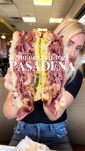 THE ORIGINAL TOPS {PASADENA, CA} — A #Pasadena staple since 1952, and an absolute must try!! Got the Pastrami on Rye Bread (usually comes on French Roll) and it was a 10/10. Get yourself a side of fries, onion rings & zucchini fries with their homemade ranch to top it all off!! #theoriginaltops #pasadena #pasadenafoodie | Blondes Who Eat