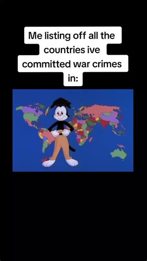 Countries Mentioned in War Crimes Meme