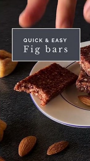 Quick and Easy Homemade Fig bars