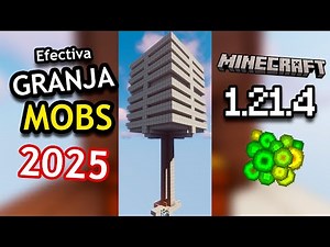 ¡Haz la mejor granja de mobs en Minecraft fácil y rápido! | Minecraft 1.21