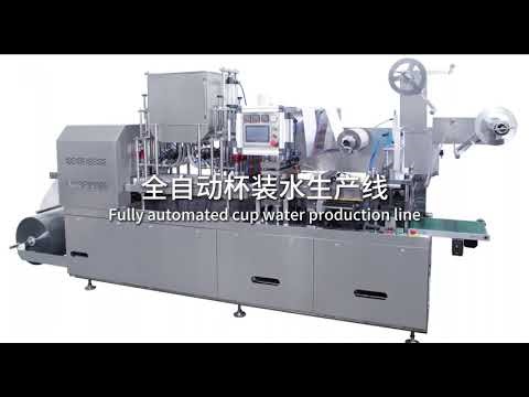 Fully automatic cup water filling line - Sokos Machinery