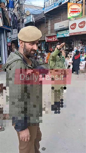 On duty Anantnag police helping a specially abeled person to cross the road and provide him transport #help #helpingothers #helpinghands #helpisontheway | Daily Taasir