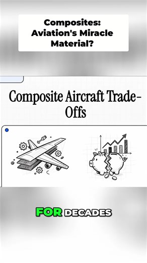 Composite materials: aviation's unsung hero AND biggest headache? Lighter, stronger, but at what cost? #Aviation #Aircraft #Engineering #CompositeMaterials #aerospace #aerospaceengineering #phoenixquillaerospace