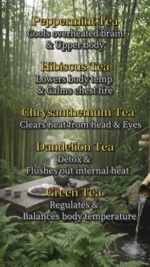 5 Teas to Cool Your Inner Fire 🍵 Pure Water Sounds for Zen Meditation
