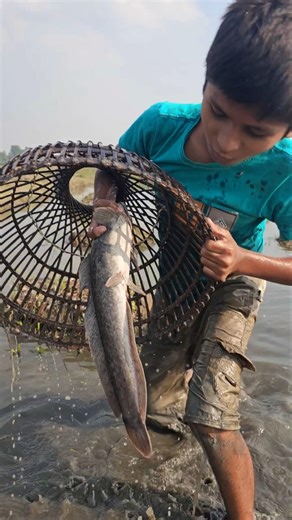 Simple Village Life: Little Fisher Boy’s Huge Catch #polofishing #SurvivalSkills #VillageLife