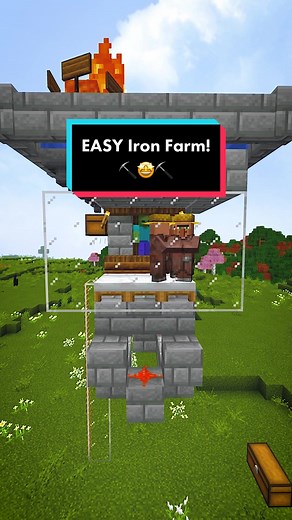 Easiest Iron Farm Tutorial for Minecraft