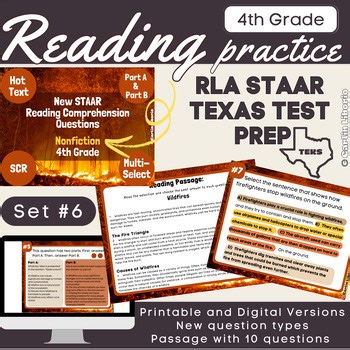 4th Gr.-Reading Comprehension- NONFICTION- STAAR New Question Types-Set #6