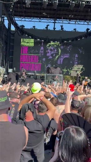 Me crowd surfing at earth day birthday during @TheFuneralPortrait