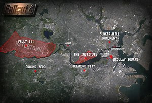 Fallout 4 approximate map size