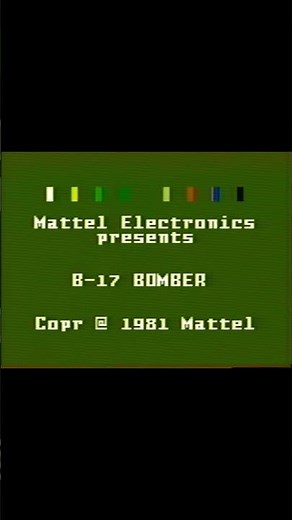 B 17 Bomber! Intellivoice for the Intellivision. (AVGN)
