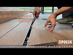 Replace your decking board in 3 Steps with ZipDeck