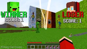 JJ and Mikey MONSTER ROULETTE BATTLE in Minecraft - Maizen | Craftopia