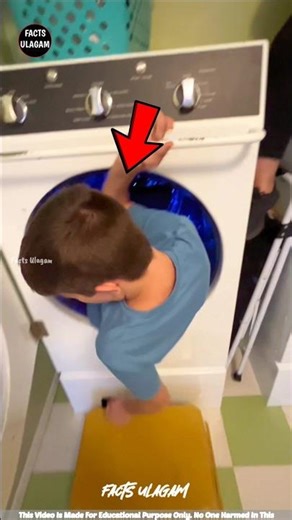 Why this boy go inside washing machine?| #factsintamil #factsulagam #short