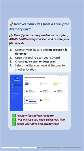How to Recover Files from a Corrupted Memory Card