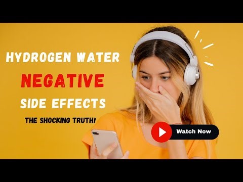 Hydrogen Water Negative Side Effects? | The Shocking Truth! 😲😲