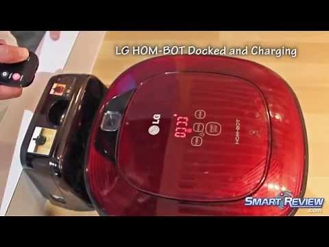 CES 2013 | LG HOM-BOT Square 3.0 Robot Vacuum Demonstration | LRV790R Robotic Vacuum Cleaner