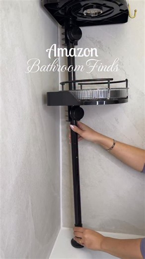 Claudiii on Instagram: "This 360° corner shower rotating organizer is a total game changer 🤍 Amazon find that keeps all your shower essentials neat and easy to reach ✨ It spins smoothly so you can grab shampoo, conditioner, soap, and more 🧴 Perfect for maximizing corner space without drilling holes 🤍 No more clutter or messy bottles on the tub edge 🚿 Just organized, functional, and effortless every shower ✨ Such a smart addition for small bathrooms or rental spaces 🌿 Link to shop in my bio