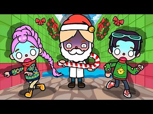 Rumi x Jinu Escaping from the Santa Claus Demon | Toca Boca Life Story | Toca Boca