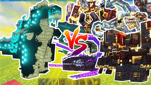 MC模组乱斗：Grumpzilla VS 灾变BOSS 1.20.1_我的世界
