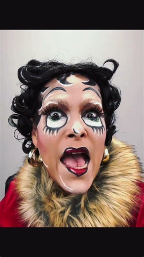 Betty Boop makeup! #marlenevoeller #makeup #bettyBoop##fyp#viral