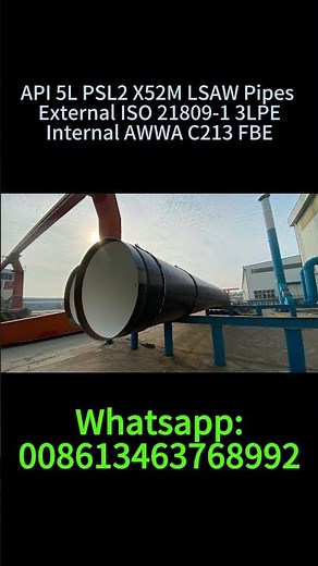 API 5L PSL2 X52M 3LPE LSAW Pipes