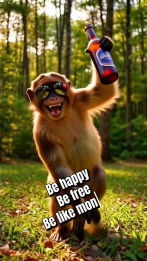 Dieser Affe hat zu viel Party gemacht!