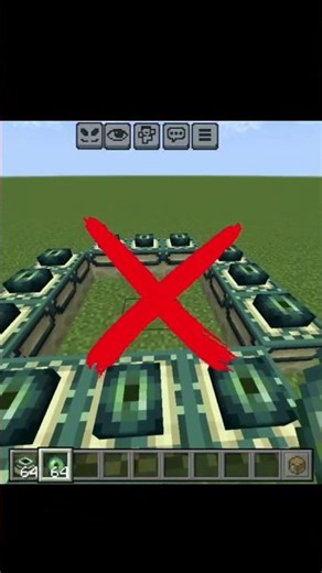 end portal tutorial #minecraftshorts #minecraft #songlyrics #tutorial #end #portal