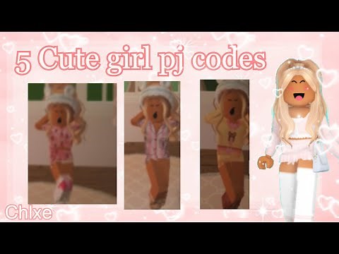 5 CUTE KIDDO GIRLY PJ CODES [ ROBLOX BLOXBURG]