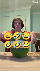 Funnyfails Watermelon exploded😂😂😂😂 #funnyvideos #memeshorts #funnyvideo #Epicfailshub-ai
