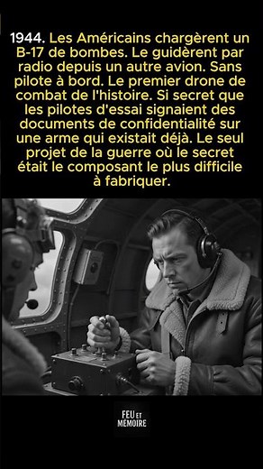 L'Amérique construisit le premier avion de combat sans pilote de l'histoire en chargeant un B-17