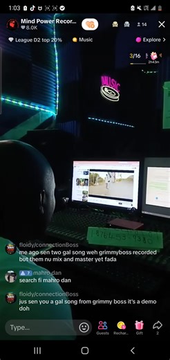 #gal and weed have fun #1connection @Techie Tee @Mind Power Records Highgate