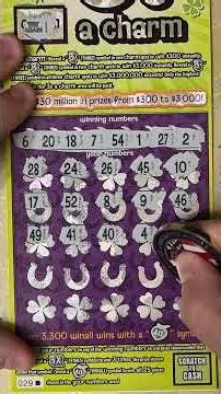 A WINS A WIN! 3S A CHARM! PENNSYLVANIA LOTTERY $30 SCRATCH OFF TICKET #lottery #scratch #winner #win