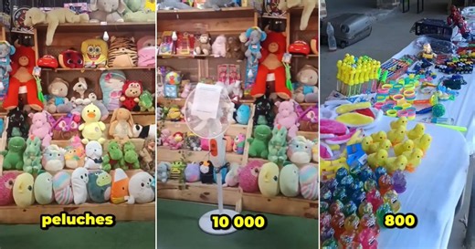 Going out in Cuba: stuffed animals for children ranging from 500 to 10,000 pesos
