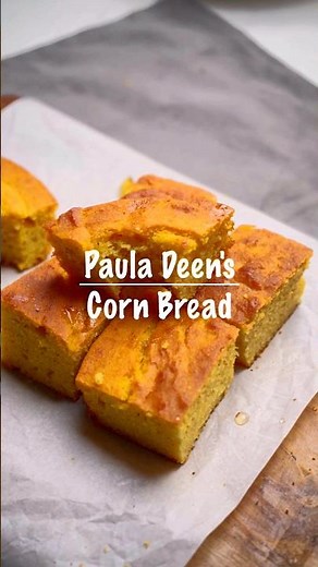 Paula Deen Cornbread Recipe 🌽🍞 #pauladeen #cornbread