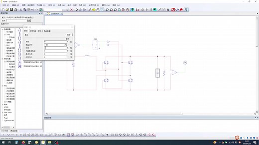 PSIM仿真搭建——单相开环PWM可控整流电路
