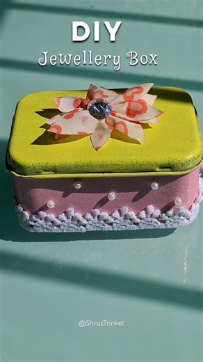 DIY Jewellery Box from Old Paint Bottle ✨ #Shorts