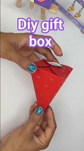 DIY Gift Box Tutorial | Easy Handmade Gift Box Using Paper 🎁| paper craft