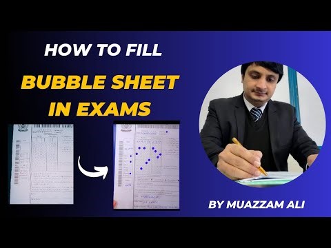 How to fill bubble sheet in exams | A Step-by-Step Guide | Detailed Guidelines and Instructions 👍🏻📝